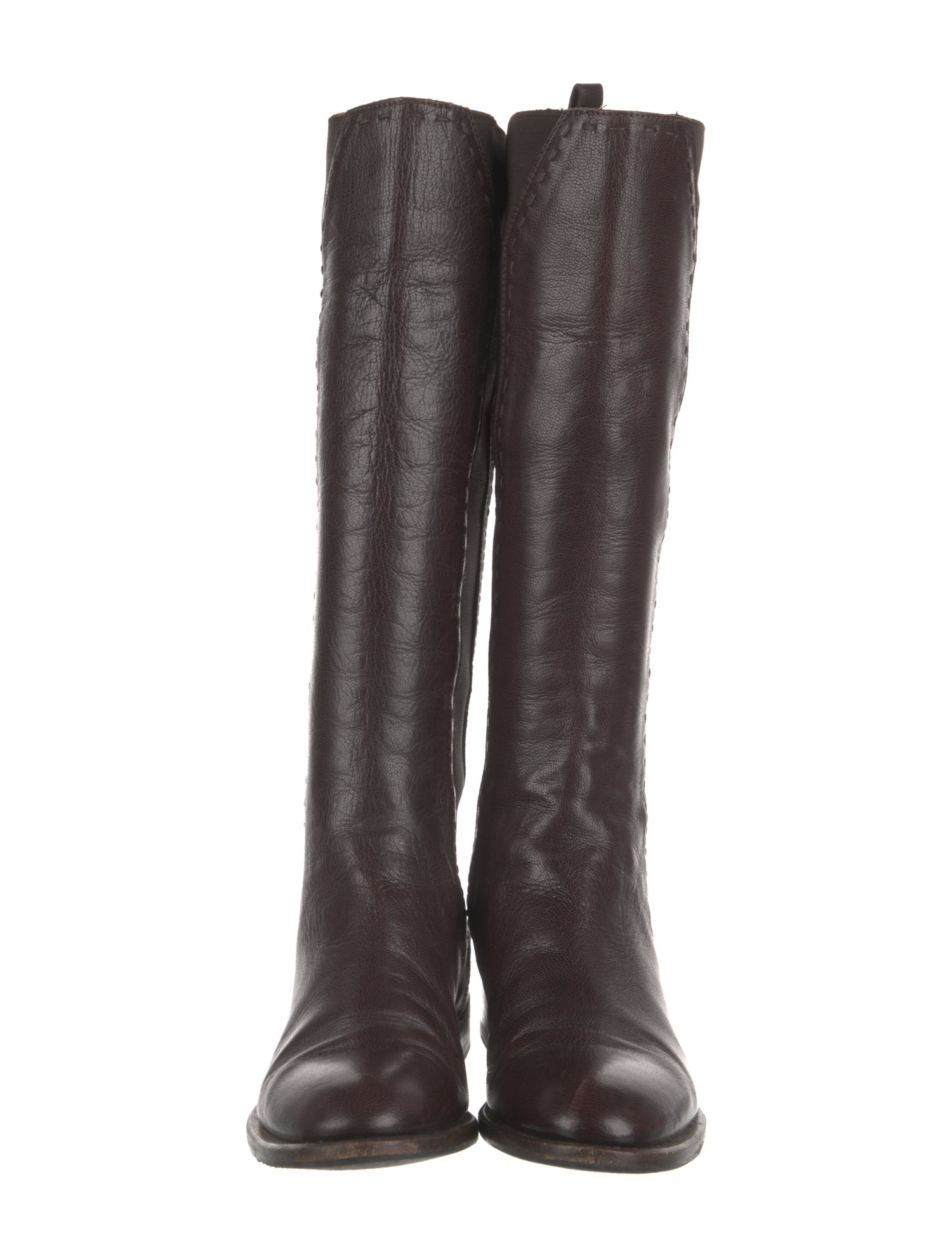 Yves Saint Laurent Leather Riding Boots
